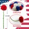 12pcs Artificial Chrysanthemums Flowers of 4th of July Decorations Tabletop Decorations